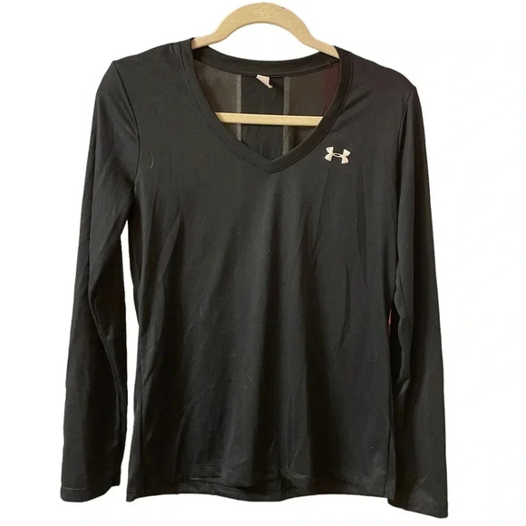 UNDER ARMOUR HEAT GEAR WOMENS LONG SLEEVE TEE - Picture 1 of 3